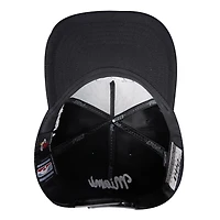 Casquette Snapback Pro Standard noire Miami Heat Paint the City Pinch Front pour hommes