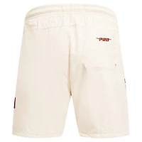 Men's Pro Standard Cream Miami Heat Triple Tonal Woven Shorts