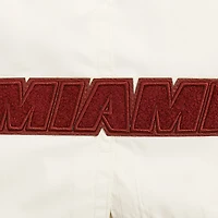 Short tissé triple ton sur Pro Standard Miami Heat crème pour hommes