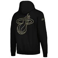 Men's Pro Standard Miami Heat Black & Gold Pullover Hoodie