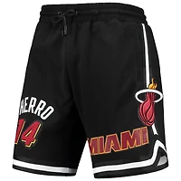 Short Pro Standard Tyler Herro noir pour homme des Miami Heat Team Player