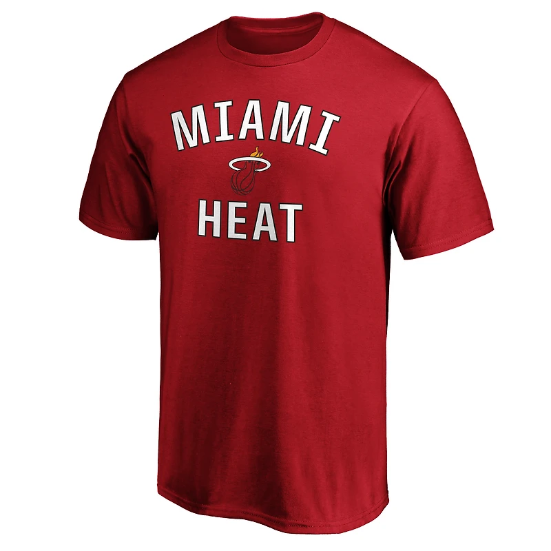 T-shirt rouge pour homme Miami Heat Victory Arch