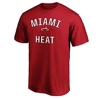 T-shirt rouge pour homme Miami Heat Victory Arch