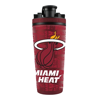 Bouteille shaker Miami Heat 26 oz en acier inoxydable 4D