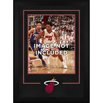 Miami Heat Deluxe 16'' x 20'' Vertical Frame with Team Logo