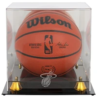 Miami Heat Golden Classic Team Logo Basketball Display Case