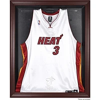 Vitrine de présentation encadrée en acajou avec logo de l'équipe des Miami Heat