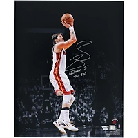 Mike Miller Miami Heat Autographed 16" x 20" 2012 NBA Finals Game 5 Shot Vs. Oklahoma City Thunder Spotlight Photograph with "Game 5, 7-3 PT" Inscription
