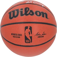 Ballon de basket-ball d'intérieur/extérieur Wilson Authentic Series autographié par Mike Miller Miami Heat avec inscription « 2x Champ »
