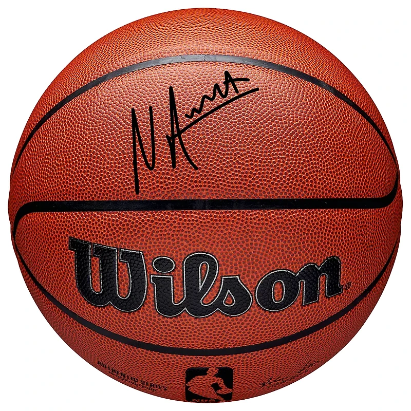Nate Ament Miami Heat Autographed Wilson Authentic Series Indoor/Outdoor Basketball