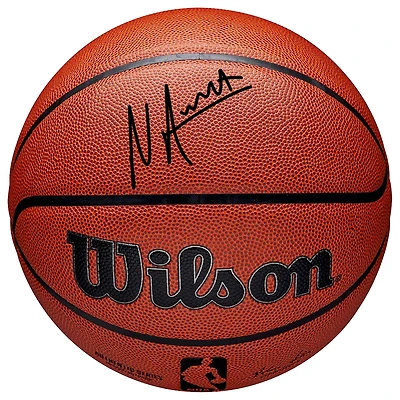 Nate Ament Miami Heat Autographed Wilson Authentic Series Indoor/Outdoor Basketball