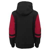 Sweat à capuche entièrement zippé noir Miami Heat Straight To The League pour enfants d'âge préscolaire