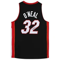 Shaquille O'Neal Miami Heat Autographed Black 2005-06 Mitchell & Ness Swingman Jersey