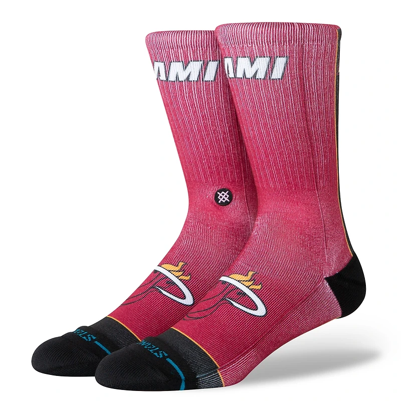 Chaussettes mi-mollet Stance Miami Heat 2025/26 Statement Edition