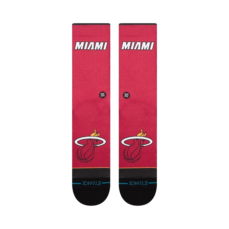Stance Miami Heat 2025/26 Statement Edition Crew Socks