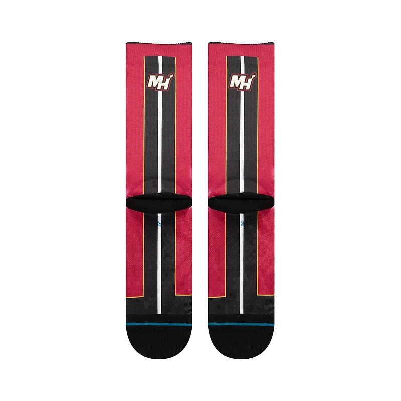 Stance Miami Heat 2025/26 Statement Edition Crew Socks