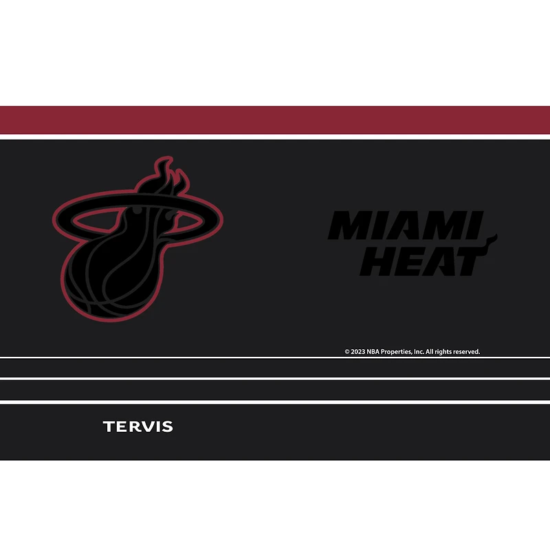 Tervis Miami Heat 30oz. Gobelet de jeu de nuit avec paille