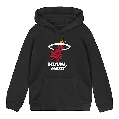 Toddler Outerstuff Black Miami Heat Primary Logo Hoodie