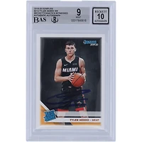 Tyler Herro Miami Heat Autographed 2019-20 Panini Donruss #212 Beckett Fanatics Witnessed Authenticated 9/10 Rookie Card