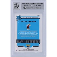 Tyler Herro Miami Heat Autographed 2019-20 Panini Donruss #212 Beckett Fanatics Witnessed Authenticated 9/10 Rookie Card