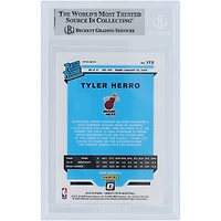 Tyler Herro Miami Heat Autographed 2019-20 Panini Donruss Optic Blue Velocity #172 Beckett Fanatics Witnessed Authenticated Rookie Card