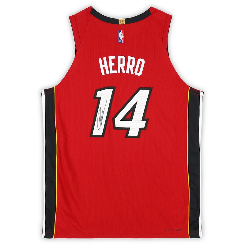 Tyler Herro Miami Heat Autographed Red Jordan Brand Statement Edition Authentic Jersey  
