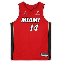 Tyler Herro Miami Heat Autographed Red Jordan Brand Statement Edition Authentic Jersey
