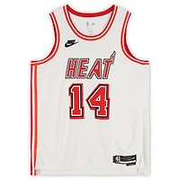 Maillot Nike Swingman blanc dédicacé par Tyler Herro des Miami Heat 2022-23