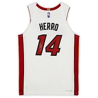 Tyler Herro Miami Heat Autographed White Nike Association Edition Authentic Jersey  