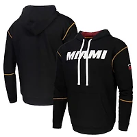 Sweat à capuche unisexe noir Stadium Essentials Miami Heat Monument