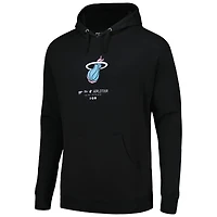Sweat à capuche unisexe Bleacher Report x Mitchell & Ness Black Miami Heat World Tour