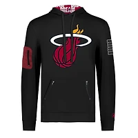 Sweat à capuche unisexe FISLL x Black History Collection Miami Heat noir
