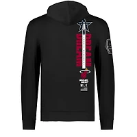 Sweat à capuche unisexe FISLL x Black History Collection Miami Heat noir