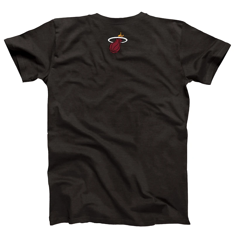 T-shirt unisexe NBALab x Hyperfly Heather Black Miami Heat Collection Année du serpent Nouvel An lunaire