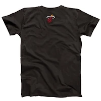 T-shirt unisexe NBALab x Hyperfly Heather Black Miami Heat Collection Année du serpent Nouvel An lunaire