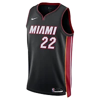 Maillot unisexe Nike Andrew Wiggins noir Miami Heat Swingman - Édition Icon