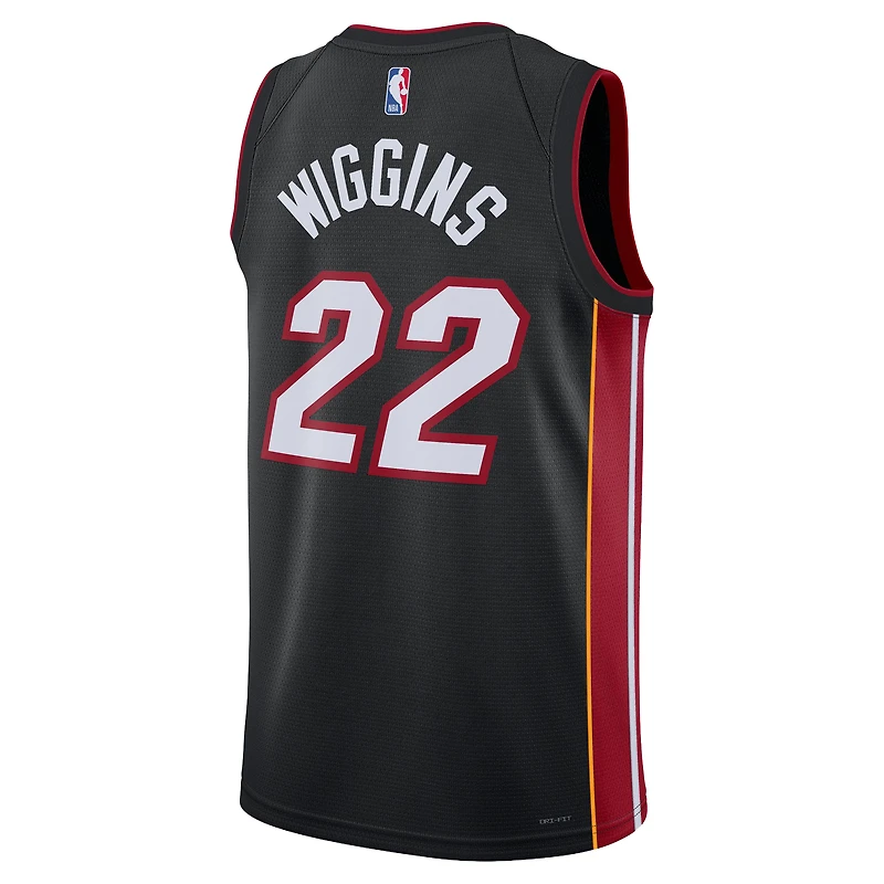 Unisex Nike Andrew Wiggins Black Miami Heat Swingman Jersey - Icon Edition