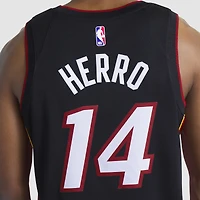 Unisex Nike Tyler Herro Black Miami Heat Swingman Jersey - Icon Edition