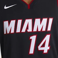 Maillot Nike Swingman Tyler Herro noir Miami Heat unisexe - Édition Icon