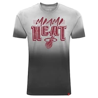 T-shirt unisexe Sportiqe Miami Heat Bingham Sun-Fade noir