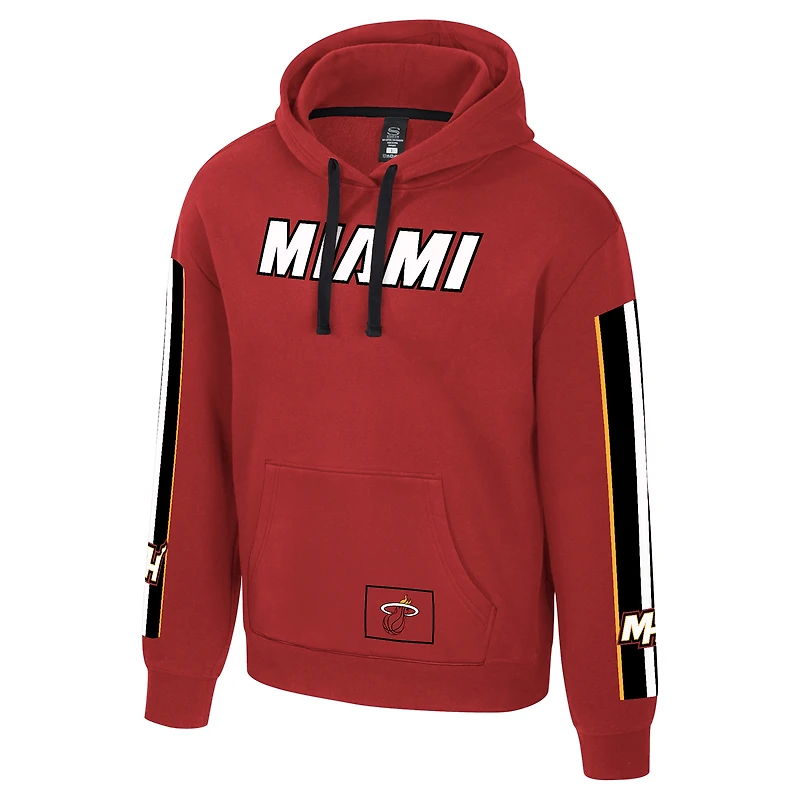 Unisex Stadium Essentials Red Miami Heat City Star Hoodie
