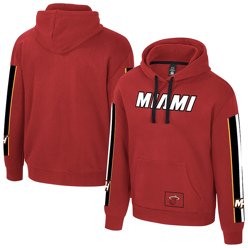 Sweat à capuche unisexe Stadium Essentials rouge Miami Heat City Star