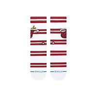 Chaussettes unisexes Stance Miami Heat Prep Stripe Crew