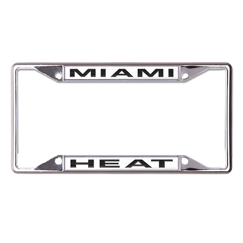 WinCraft Miami Heat Laser-Cut License Plate Frame