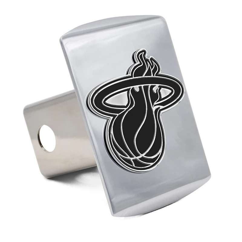 Cache-attelage en métal chromé haut de gamme WinCraft Miami Heat