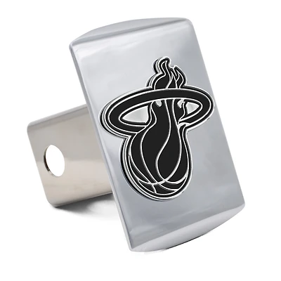Cache-attelage en métal chromé haut de gamme WinCraft Miami Heat