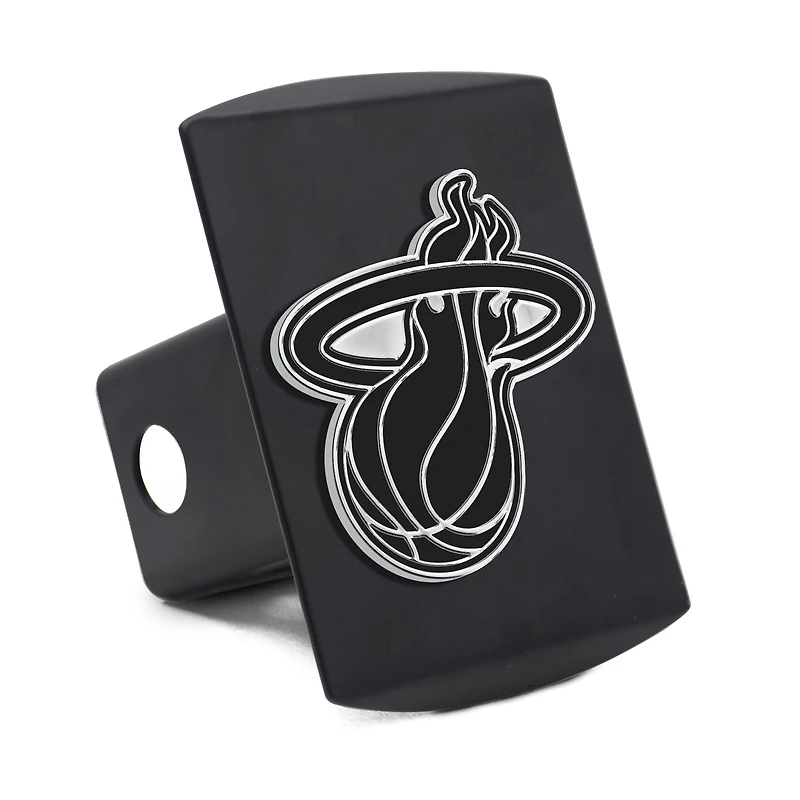 Housse d'attelage WinCraft Miami Heat Premium Metal Chrome avec logo
