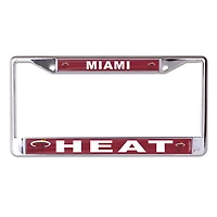 Cadre de plaque d'immatriculation en métal WinCraft Miami Heat S/L Mega Graphics