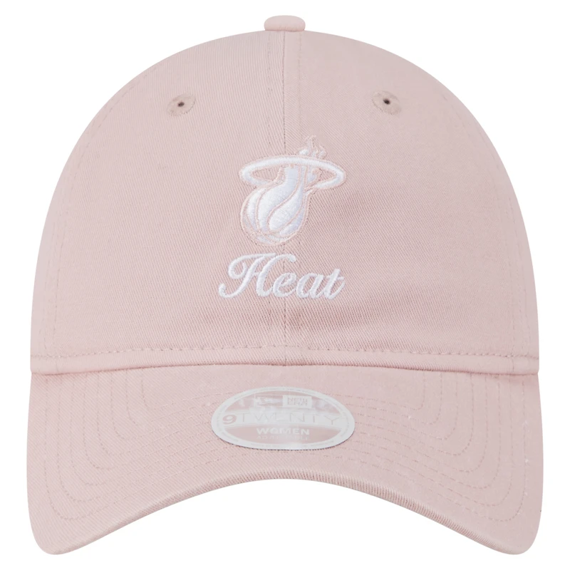 Women's New Era  Pink Miami Heat Gameday Preppy 9TWENTY Adjustable Hat