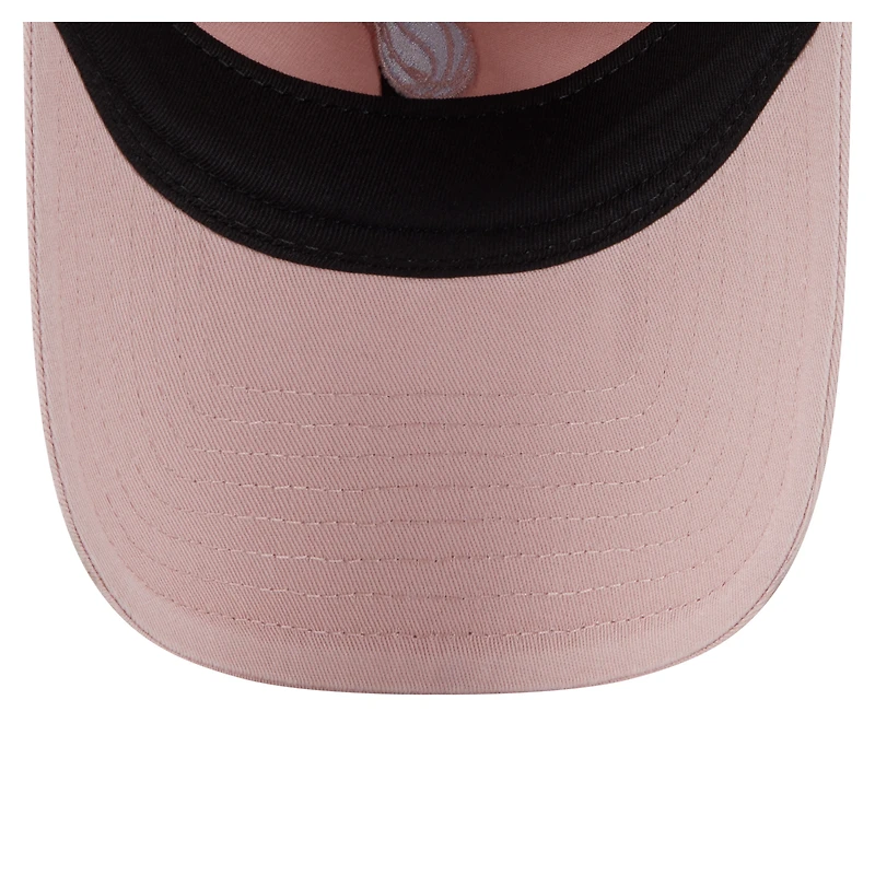 Women's New Era  Pink Miami Heat Gameday Preppy 9TWENTY Adjustable Hat